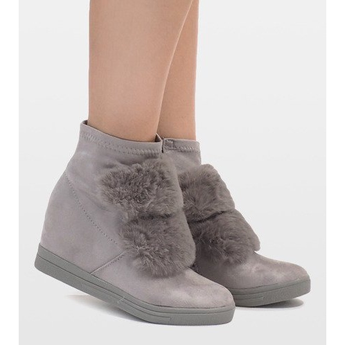 Sneakers isolate grigie H6503A-26 grigio 1