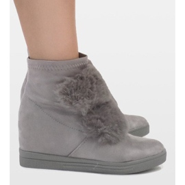 Sneakers isolate grigie H6503A-26 grigio 2