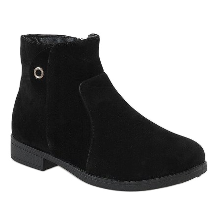 Kayla Shoes 885 stivali neri isolati nero 1