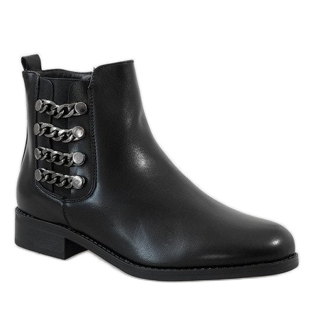 Kayla Shoes Stivali neri isolati 8961 nero 1