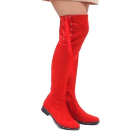 Foreverfolie Stivali in camoscio isolati rossi H308 rosso 1