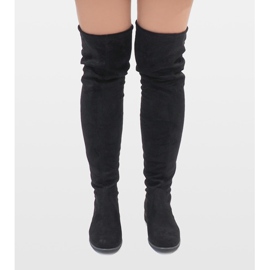 Erynn Stivali A26 in camoscio nero 1