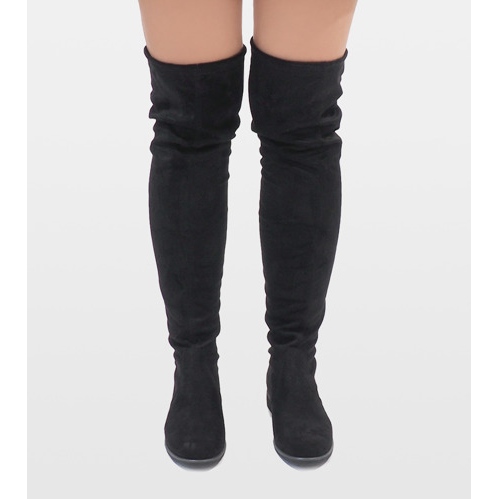 Erynn Stivali A26 in camoscio nero 1
