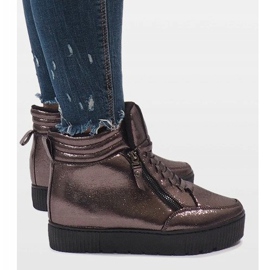 Sneakers isolate marroni BB-1652 marrone 2