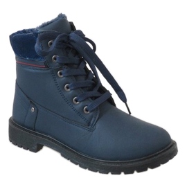 Stivali isolanti blu navy da donna NR06-2 1