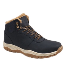 Stivali da neve isolati blu navy A1717-4 1