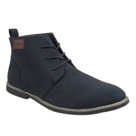 Scarpe isolate blu navy da uomo 989-3 1