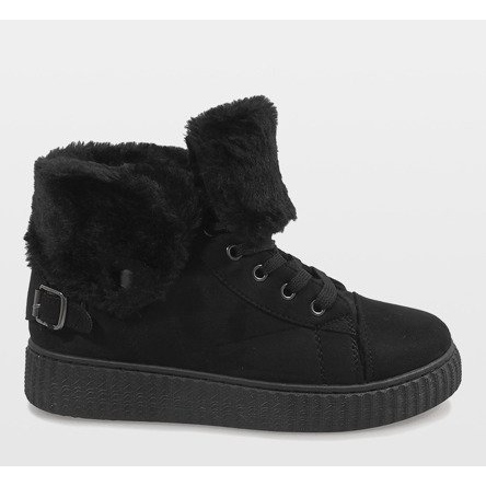 Stivali neri isolati B192-1 nero 2