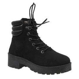 Stivali G-51 in camoscio nero 1