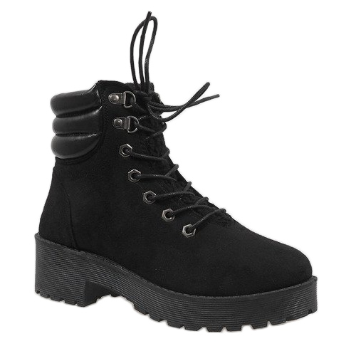Stivali G-51 in camoscio nero 1