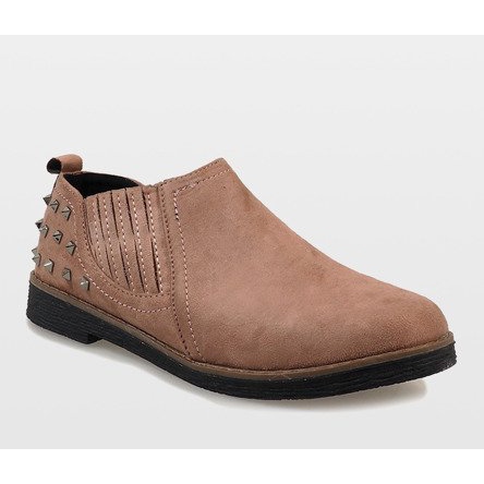 Slip-on rosa con borchie LX157 1