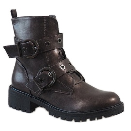 Stivaletti da donna con fibbie 9068 multicolore 1
