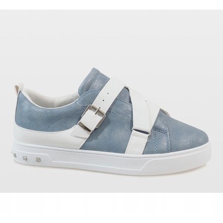 Sneakers blu con fibbia MB1968 2