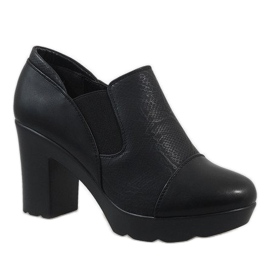 Scarpe basse nere sulla scarpa jazz A532 nero 1