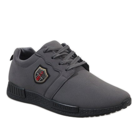 Scarpe sportive grigie di Adamo grigio 1
