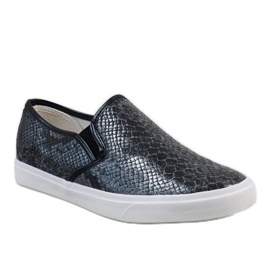 Sneakers slip on YDB-9 da uomo nere nero 1