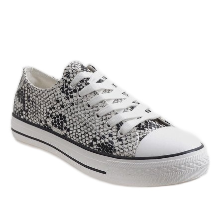 Sneakers bianche da uomo BKA-9 bianca 1