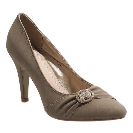 Tacchi alti beige J211 verde 1