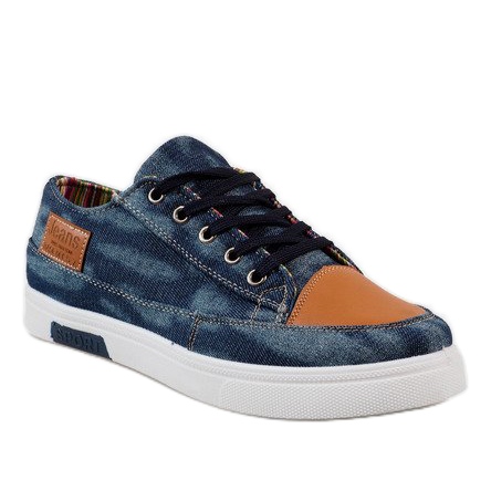 Sneakers uomo blu navy A9501 1