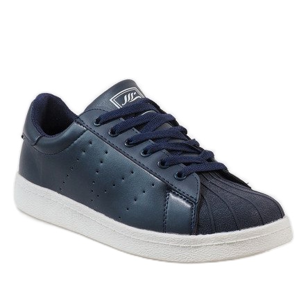 Sneakers uomo blu navy B9425 1