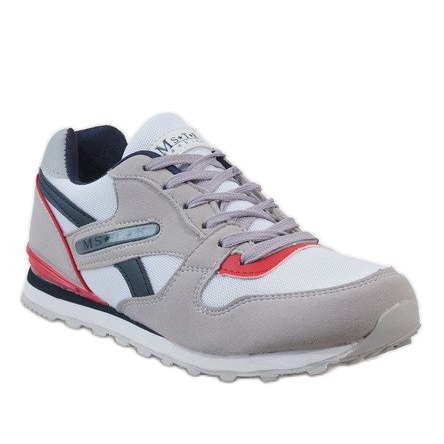 Scarpe sportive grigie JK-51 grigio 1
