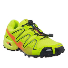 Scarpe da trekking sportive gialle A1503-33 giallo 1