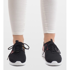 Sneakers Sportive Con Fiori 625 Nere nero 1