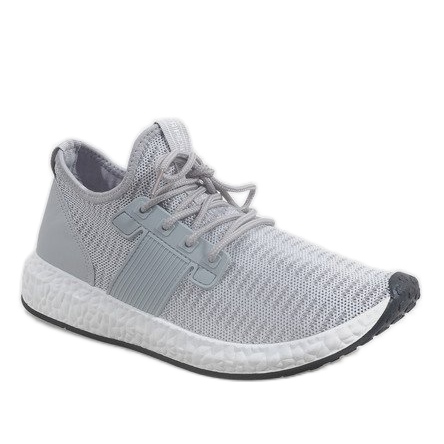 Scarpe sportive da uomo grigie S33 grigio 1