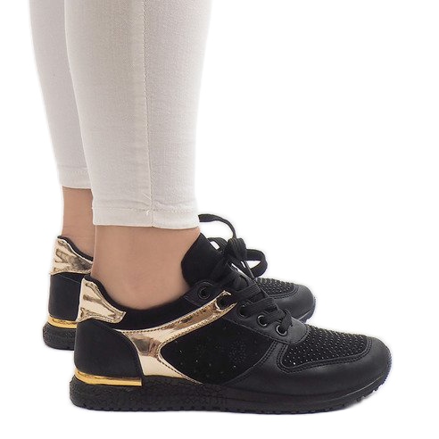 Scarpe da ginnastica nere LR88010 nero 2