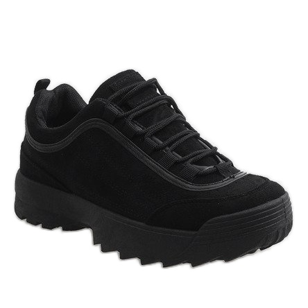 Scarpe sportive alla moda nere 81016 nero 1