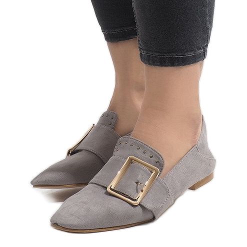 Mocassini ballerine grigie 6979-P grigio 1