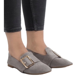 Mocassini ballerine grigie 6979-P grigio 2