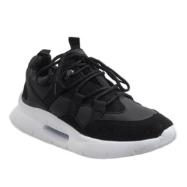 Scarpe sportive nere alla moda R-375 grigio 1