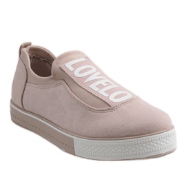 X-9707 sneakers slip-on beige 1