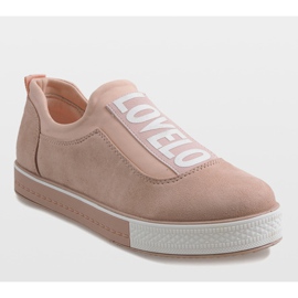 Sneakers slip-on X-9707 rosa 1