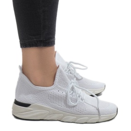 7766-Y scarpe sportive bianche bianca 2