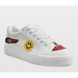Sneakers bianche timbro BL75P bianco 1