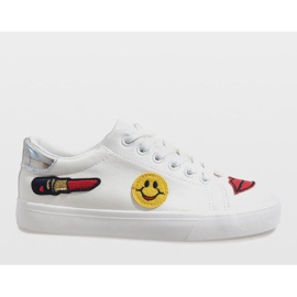 Sneakers bianche timbro BL75P bianco 2