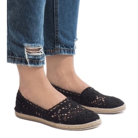 Sneakers JX57P in pizzo nero 2