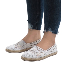 Sneakers JX57P in pizzo bianco 1