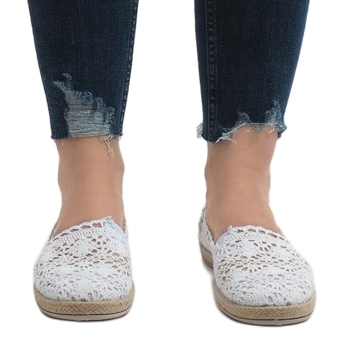 Sneakers JX57P in pizzo bianco 2