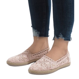 Sneakers JX57P in pizzo rosa 1