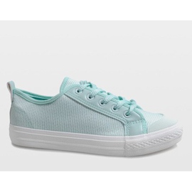 Sneakers blu glitterate BOK-1138 2