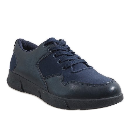 Sneakers uomo blu navy A-58 1