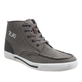 Scarpe alte eleganti marroni F10455 marrone 1
