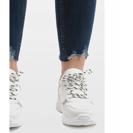 Scarpe sportive YM-31 bianche bianca 2