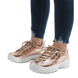 Scarpe sportive moda champagne 82017 giallo 1