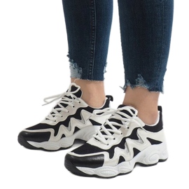 Scarpe sportive nere alla moda KB-153 nero 1