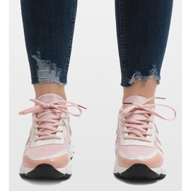 Scarpe sportive rosa alla moda KB-153 2
