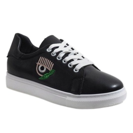 Sneakers nere HS706 nero 1